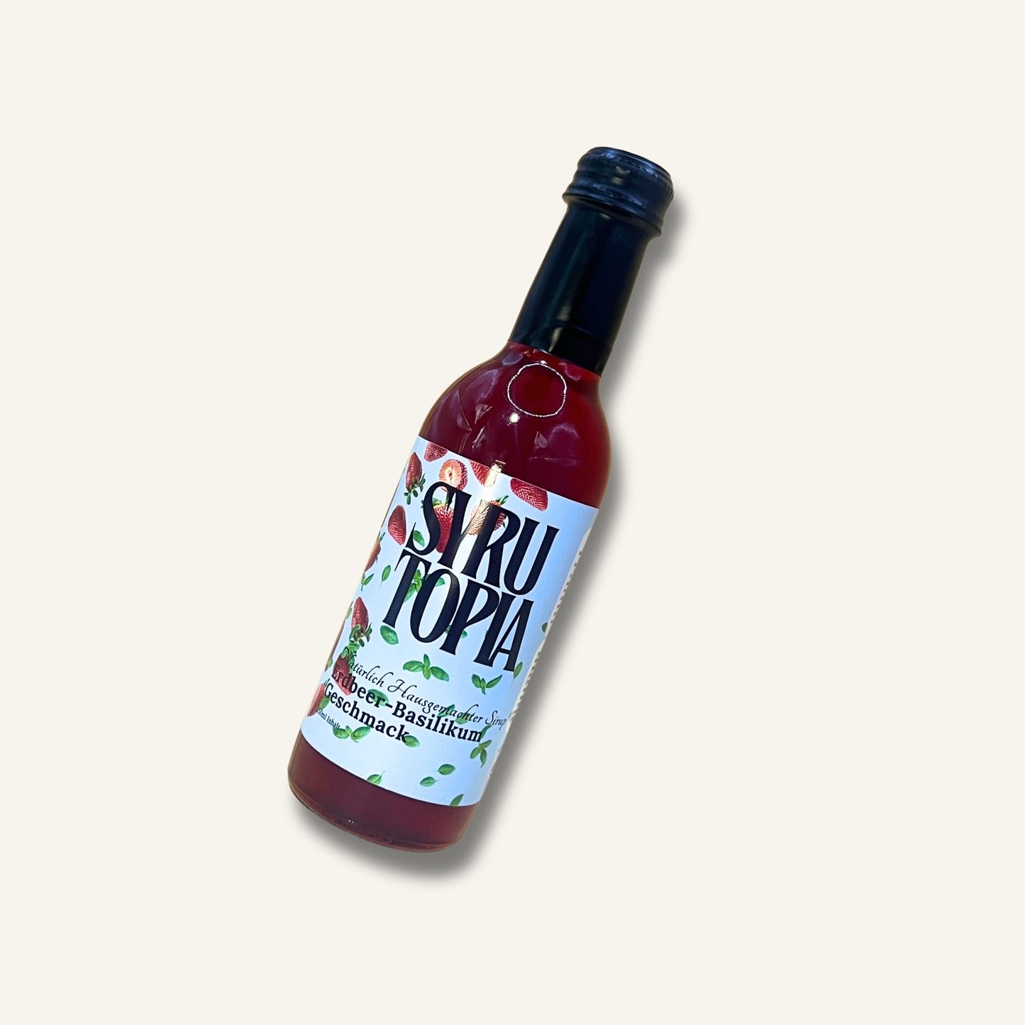 Erdbeer Basilikum Sirup