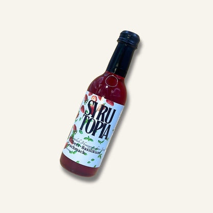 Erdbeer Basilikum Sirup
